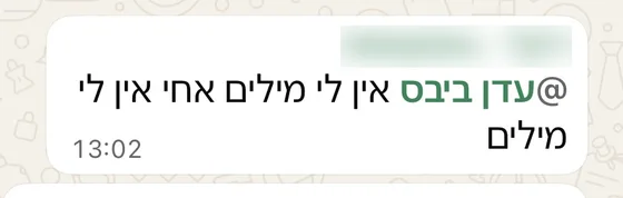 המלצה מהוואטסאפ